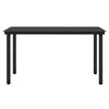 vidaXL Ensemble &agrave; manger de jardin avec coussins 5 pcs Noir