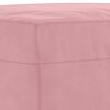 vidaXL Ensemble de canap&eacute;s 3 pcs avec coussins rose velours
