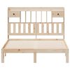 vidaXL Lit biblioth&egrave;que sans matelas 140x200 cm bois massif de pin