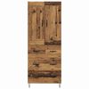 vidaXL Haut Armoire Bois Ancien 69,5 x 34 x 180 cm Bois d'ing&eacute;nierie