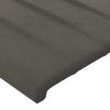 vidaXL Sommier &agrave; lattes de lit avec matelas Gris fonc&eacute; 100x200 cm