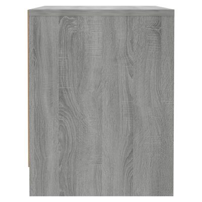 vidaXL Table de chevet Sonoma gris 45x34x44,5 cm Aggloméré