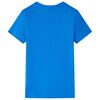 T-shirt pour enfants bleu vif 92