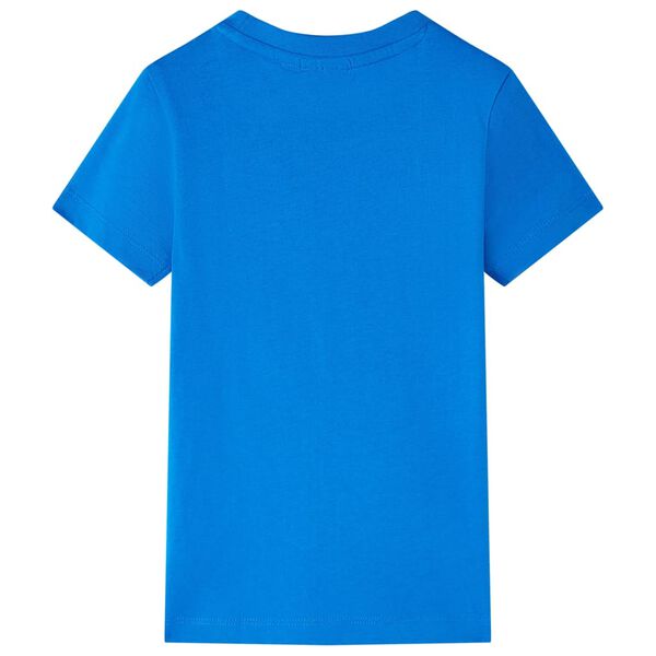 T-shirt pour enfants bleu vif 92
