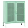 vidaXL Armoire de rangement Vert menthe 80x35x101,5 cm Acier