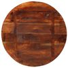vidaXL Dessus de table &Oslash; 70x2,5 cm rond bois massif de r&eacute;cup&eacute;ration