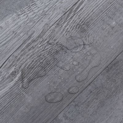 vidaXL Dalles de plancher PVC 5,02 m² 2 mm autoadhésif gris bois mat
