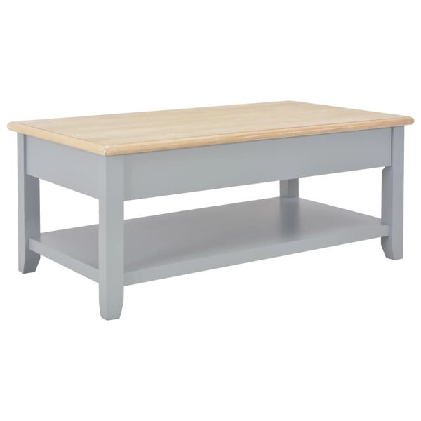 vidaXL Table basse Gris 100x55x40 cm Bois