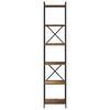 vidaXL &Eacute;tag&egrave;re Bois ancien 40 x 30 x 189,5 cm Bois d'ing&eacute;nierie
