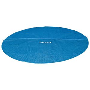 Intex Couverture solaire de piscine bleu 448 cm poly&eacute;thyl&egrave;ne