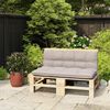 vidaXL Dossier pour canap&eacute; palette 110 cm Bois de pin solide