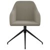 vidaXL Chaises &agrave; manger lot de 6 gris clair velours