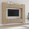 vidaXL Ensemble de meubles TV 8 pcs Ch&ecirc;ne sonoma Bois d'ing&eacute;nierie