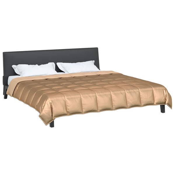 vidaXL Duvet complet toute l'ann&eacute;e Dor&eacute; 200 x 200 cm