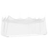 vidaXL Filet Anti-Moustiques de Jardin 220 mesh Blanc 3 x 6 x 2,5 m