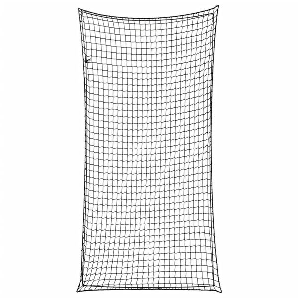 vidaXL Filet pour remorque avec corde &eacute;lastique noir 6x3 m PP