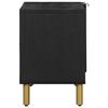 vidaXL Meuble TV noir 80x33x46 cm bois d'ing&eacute;nierie
