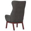vidaXL Chaise de relaxation Gris fonc&eacute; Tissu