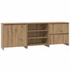 vidaXL Buffet 3 pcs Ch&ecirc;ne artisanal 70 x 41 x 75 cm Bois d'ing&eacute;nierie