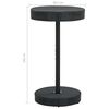 vidaXL Ensemble de bar de jardin 3 pcs R&eacute;sine tress&eacute;e Noir