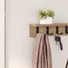 vidaXL Porte-manteau mural Ch&ecirc;ne artisanal 80 x 10,5 x 10,5 cm