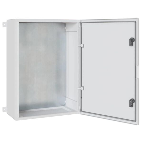 vidaXL Armoire de contr&ocirc;le Gris 47 x 20 x 60 cm Plastic ABS