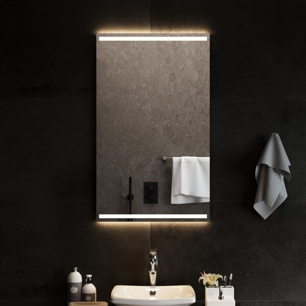 vidaXL Miroir de salle de bain &agrave; LED 60x100 cm