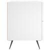 vidaXL Tables de chevet 2 pcs blanc 40x35x47,5 cm bois d&rsquo;ing&eacute;nierie