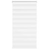 vidaXL Store z&egrave;bre blanc 80x150 cm largeur du tissu 75,9 cm polyester