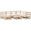 vidaXL Salon de jardin 8 pcs bois de pin massif