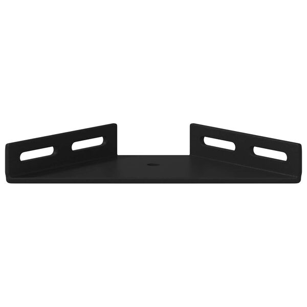 vidaXL Support d'Angle 12 pcs Noir 138,5 x 50,5 x 16 mm Fer