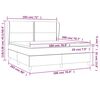 vidaXL Sommier &agrave; lattes de lit avec matelas Rose 180x200 cm Velours