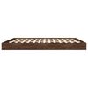 vidaXL Cadre de lit sans matelas ch&ecirc;ne marron 180x200 cm