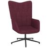 vidaXL Chaise de relaxation Violet Tissu