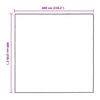 vidaXL B&acirc;che transparente avec &oelig;illets 6x6 m poly&eacute;thyl&egrave;ne