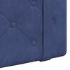 vidaXL T&ecirc;te de lit suspendue Bleu police 170 x 55 x 5 cm Velours