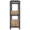 vidaXL &Eacute;tag&egrave;re Ch&ecirc;ne artisanal 80 x 30 x 85 cm Bois d'ing&eacute;nierie