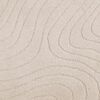 vidaXL Tapis de surface Rond PALMERAS Beige &Oslash; 160 CM Polyester