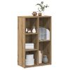 vidaXL Bibliothèque chêne artisanal 50x25x80 cm bois d'ingénierie