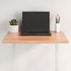 vidaXL Dessus de table bois ch&ecirc;ne massif trait&eacute; bordure assortie