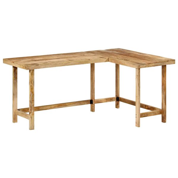vidaXL Bureau 165x110x75 cm bois massif de manguier