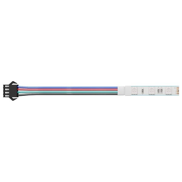 vidaXL Bande LED 2 pcs Noir et Blanc 150 cm Cuivre et plastique