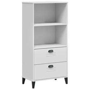 vidaXL Biblioth&egrave;que VIKEN blanc 60x35x123 cm bois d'ing&eacute;nierie