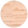 vidaXL Dessus de table &Oslash;30x4 cm rond bois massif de h&ecirc;tre