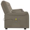 vidaXL Fauteuil de massage inclinable avec porte-gobelets 4 places