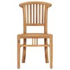 vidaXL Ensemble &agrave; manger de jardin 5 pcs bois de teck solide