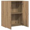 vidaXL Cabinet de Bureau avec &eacute;tag&egrave;re Bois ancien 70 x 32 x 77.5 cm