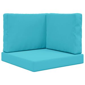 vidaXL Coussin de canap&eacute; d'ext&eacute;rieur Polyester Turquoise 60 x 60 cm