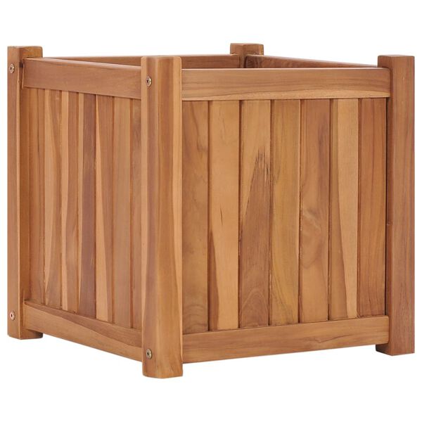 vidaXL Lit sur&eacute;lev&eacute; 40x40x40 cm Bois de teck solide