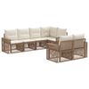 vidaXL Ensemble de canap&eacute; de jardin 7 pc 7-Nombre de places